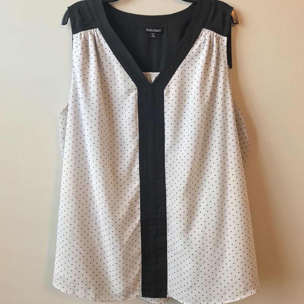 Plus Size - colorblock tank